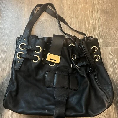 Bolso de hombro de cuero Jimmy Choo Tulita Foto 1 de 2