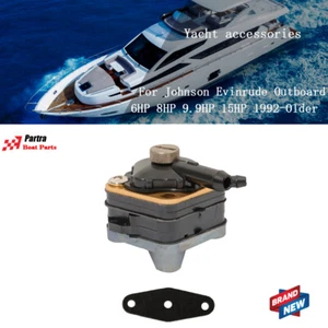 Fuel Pump 1992-Older For Johnson Evinrude Outboard 6HP 8HP 9.9HP 15HP 397839 US - Imagen 1 de 6