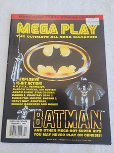MEGA PLAY Sega Video Game Magazine - BATMAN February 1991 - Picture 1 of 11