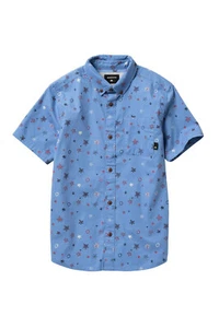 QUIKSILVER Boy's Button Up Shirt DITSY STRETCH - BLM6 - Medium - NWT  - Picture 1 of 1
