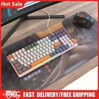 K3 Wired Mechanical Keyboard Backlit for PC Russian (White Orange Red Switch)