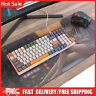 K3 Wired Mechanical Keyboard Backlit For Pc Russian (White Orange Red Switch)