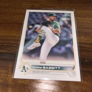 2022 Topps #456- CHRIS BASSITT Advanced Stats SP #'d/300 Athletics - Picture 1 of 2