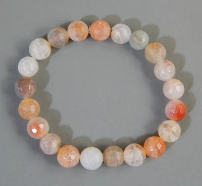 Jay King DTR 矿 Finds 多面龙静脉玛瑙弹力手链 均码 — 第 1/3 张图片