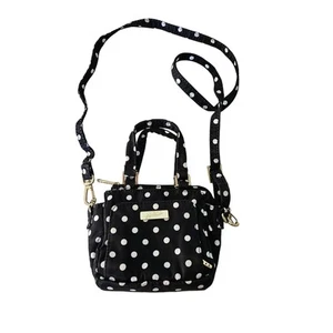 Bolso Bandolera Jujube Micro Mini Cartera Lunares Blanco y Negro - Imagen 1 de 9