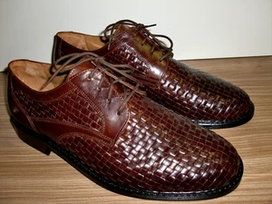 Fritz men Switzerland Herren Business Schuhe geflochten braun UK 10, Leder 44,5 - Bild 1 von 11