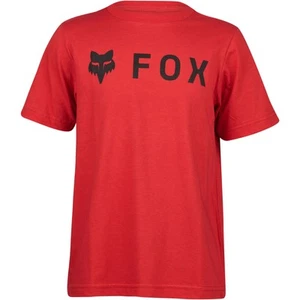 Fox Racing Youth Absolute T-Shirt Tee Soft Comfortable Screen Print Flame Red - Picture 1 of 2