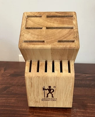 JA Henckels International Bloque de Madera Cuchillo Bloque Soporte 35100-C-946 12 Ranuras Foto 1 de 4