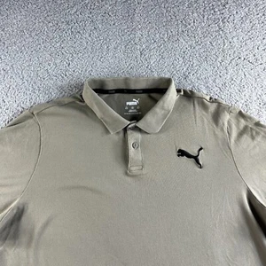 NEW PUMA Polo Shirt Mens Extra Large Tall XLT Green Pique Golf Outdoor Stretch - Picture 1 of 17
