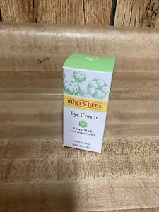 Burt's Bees Eye Cream Sensitive With Cotton Extract 0.5 oz New - Picture 1 of 2