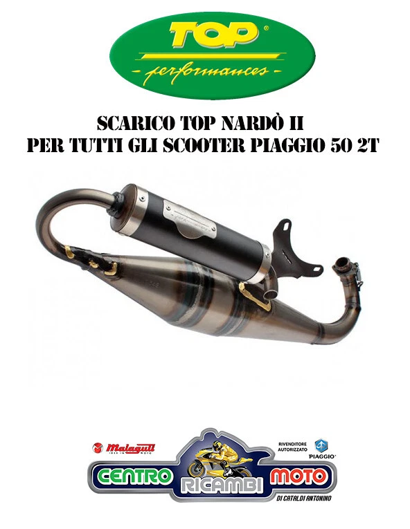 Scarico Marmitta Top Nardò 2 Top Performance Piaggio 50 2T Tutti i Modelli - Imagen 1 de 1