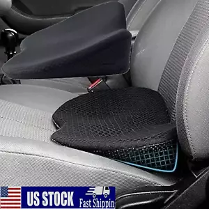 Car Seat Cushion Memory Foam Sciatica and Back Pain Relief for Driver Passenger - Picture 1 of 9