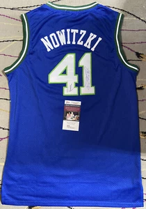Dirk Nowitzki Mark Cuban Signed Autograph Auto Mavericks Jersey JSA COA - Picture 1 of 3