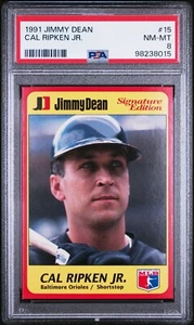 Jimmy Dean #15 1991 Cal Ripken Jr PSA 8 - Imagen 1 de 2