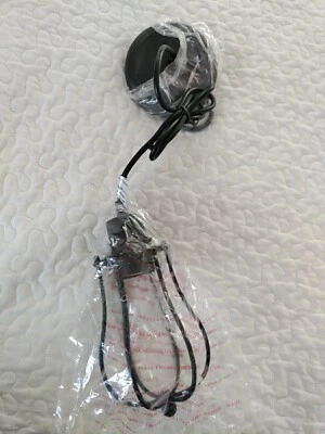 Abajur gaiola de arame geométrico industrial teto pingente de metal - Imagem 1 de 4