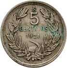 Chile 5 Centavos 1921 Münze   2,1 g Original  #HOF23