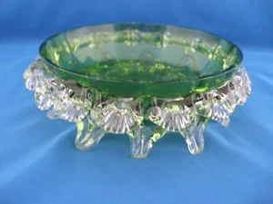 Decorative Glass Footed Bowl - Picture 1 of 8
