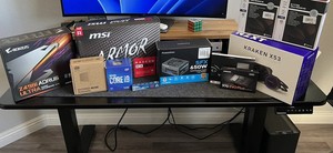 Custom ITX PC (NR200, i9 10c, 32Gb DDR4, 500GB M.2, AMD RX580 8Gb)