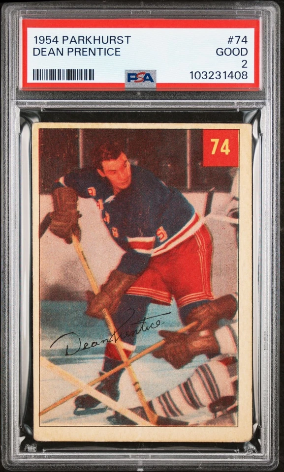 1954 PARKHURST 74 DEAN PRENTICE PSA 2 - Image 1 of 1
