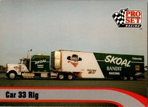 1992 Pro Set Winston Cup #17 Carroll Berry CAR 33 RIG - Picture 1 of 2
