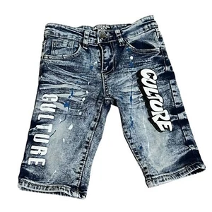 Rock Salt kids Bermuda Jean shorts size 6 - Picture 1 of 7