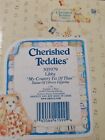 Cherished Teddies Libby My Country Tis of Thee July 4th Bear ￼Liberty Figurine