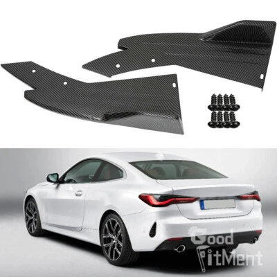 Für 4er F32 F36 F33 Kohlefaser Heckdiffusor Heckspoiler Splitter Canard-Schutz - Bild 1 von 4