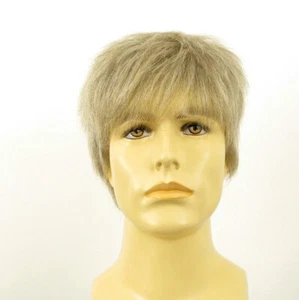 Short Wig For Men Natural Hair White And Grey Ref KEVIN 51 - Imagen 1 de 8