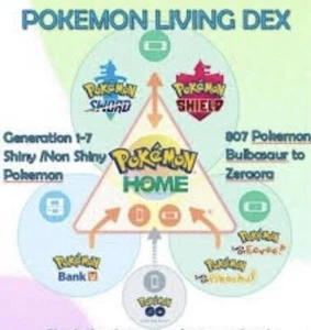 Die kompletten 7 Generationen Shiny + Non Shiny eigene OT Deutsch Pokémon Home - Picture 1 of 17