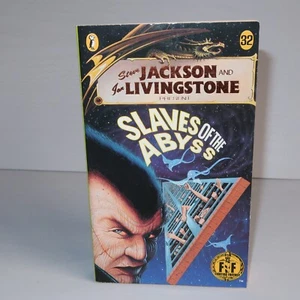 Fighting Fantasy Slaves of the Abyss Vintage 1988 Unused Adventure Game Book - Imagen 1 de 19