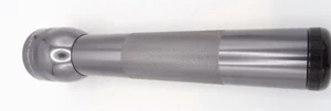 Mag-Lite 10" Gunmetal Gray Taschenlampe 2 D-Zellen Akku Vintage getestet - Bild 1 von 8