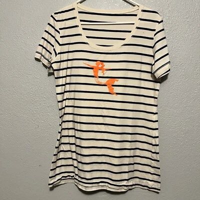 Camiseta Lululemon Cuello Redondo Línea A Manga Corta Rayas Talla Mediana Foto 1 de 4