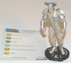 LIVING MONOLITH 054 Mutaciones y monstruos Marvel HeroClix SUPER RARE - Imagen 1 de 1