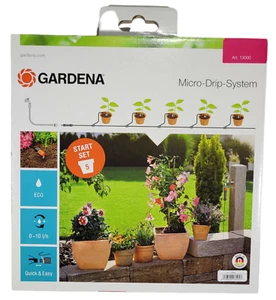 Gardena Start Set Pflanztöpfe Micro-Drip-System für 5 Töpfe Tropf Bewässerung - Bild 1 von 7