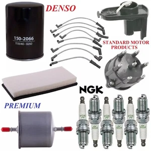 Tune Up Kit Filters Cap Wire Spark Plugs For FORD F-150 L6 4.9L 1989-1991 - Picture 1 of 1