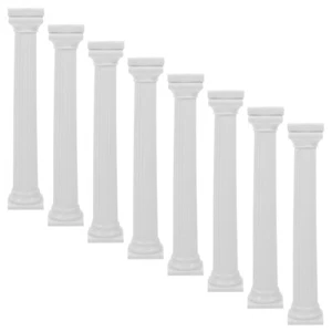 8Pcs Roman Column Cake Stands Rod Separator Pillar Support Decorate - Picture 1 of 12