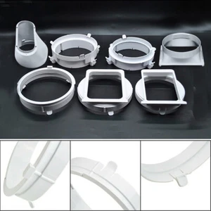 Portable Air Conditioner Window Kit Exhaust Hose Duct Interface Tube Connector - Picture 1 of 16