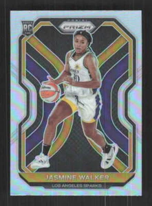 Jasmine Walker RC 2021 Panini Prizm WNBA Prizms Silver Los Angeles Sparks #95 - Picture 1 of 2