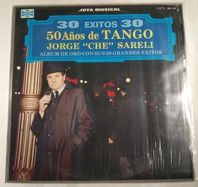 JORGE "CHE" SARELI  - 50 AÑOS DE TANGO - 1990 MEXICAN DOUBLE LP - Image 1 of 4