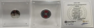 Georgia - 5 Lari 2024 UNC European Football Championship - silver in glass - Picture 1 of 1