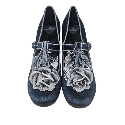 HOT CHOCOLATE DESIGNS Chocolaticas Tudor Mid Heels Mary Jane Pumps EU38 US8 Goth - Image 1 of 4