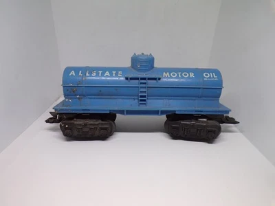 Blue Marx Allstate Single Dome Car O Gauge - Image 1 of 4