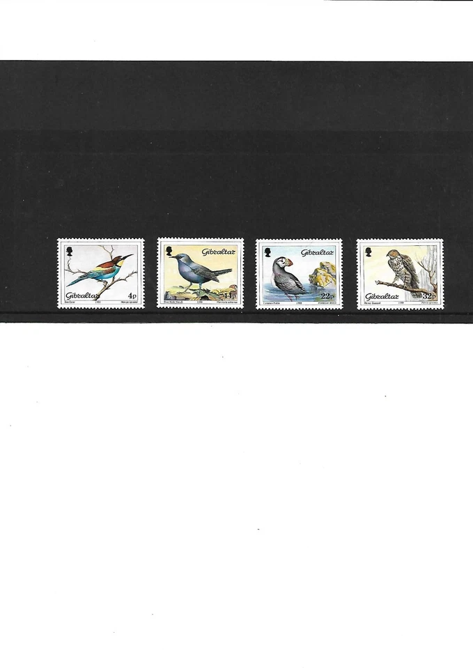 Gibraltar 1986 Birds Set MNH Foto 1 de 1
