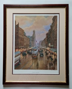 Steven Scholes b:1952 - Large Hand Signed Limited Edition Print "City Lights" - Picture 1 of 5