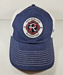 Fanatics NEW ENGLAND REVOLUTION Soccer MLS Snapback Hat Cap Trucker Mesh - Picture 1 of 12
