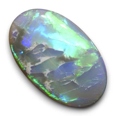 Australischer Dark Opal aus Lightning Ridge Schmuck Edelstein Cabochon Edelopal - Bild 1 von 3