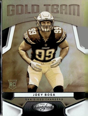 2016 Panini Certified Gold Team Joey Bosa Rookie - Image 1 of 2