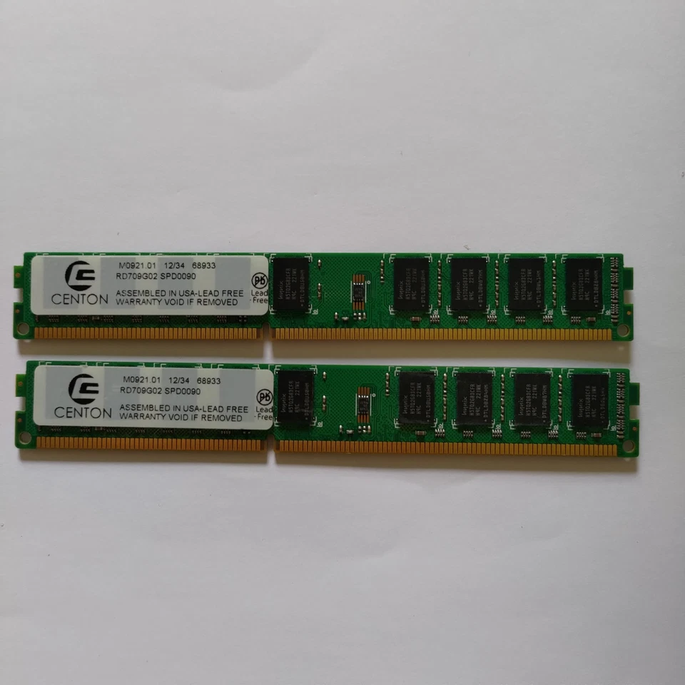 HMT41GU7AFR8C-PB SK Hynix 8GB 2Rx8 PC3-12800E DDR3-1600 ECC UDIMM server RAM  - Image 1 of 4