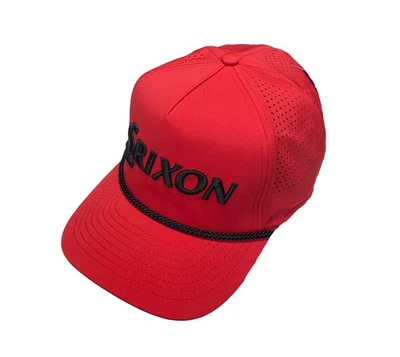 NUEVO Sombrero/Gorra de Golf Srixon Tour Tech Cuerda Roja Ajustable Snapback Foto 1 de 2