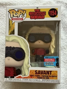Funko Pop 2021! Películas NYCC Convención de Otoño Exclusivo Escuadrón Suicida Savant #1154 - Imagen 1 de 6